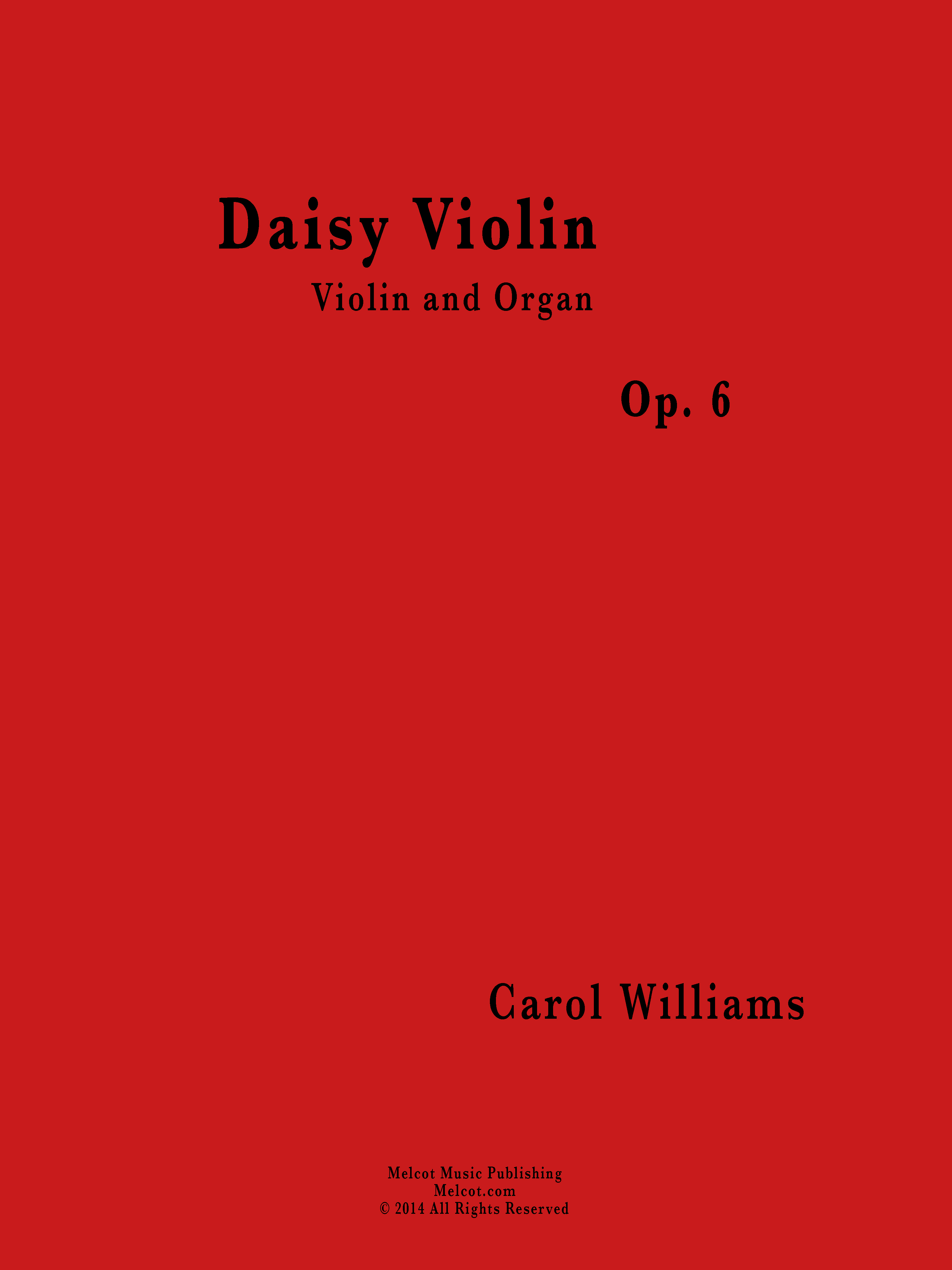 Daisy Violin by
                              Carol Williams