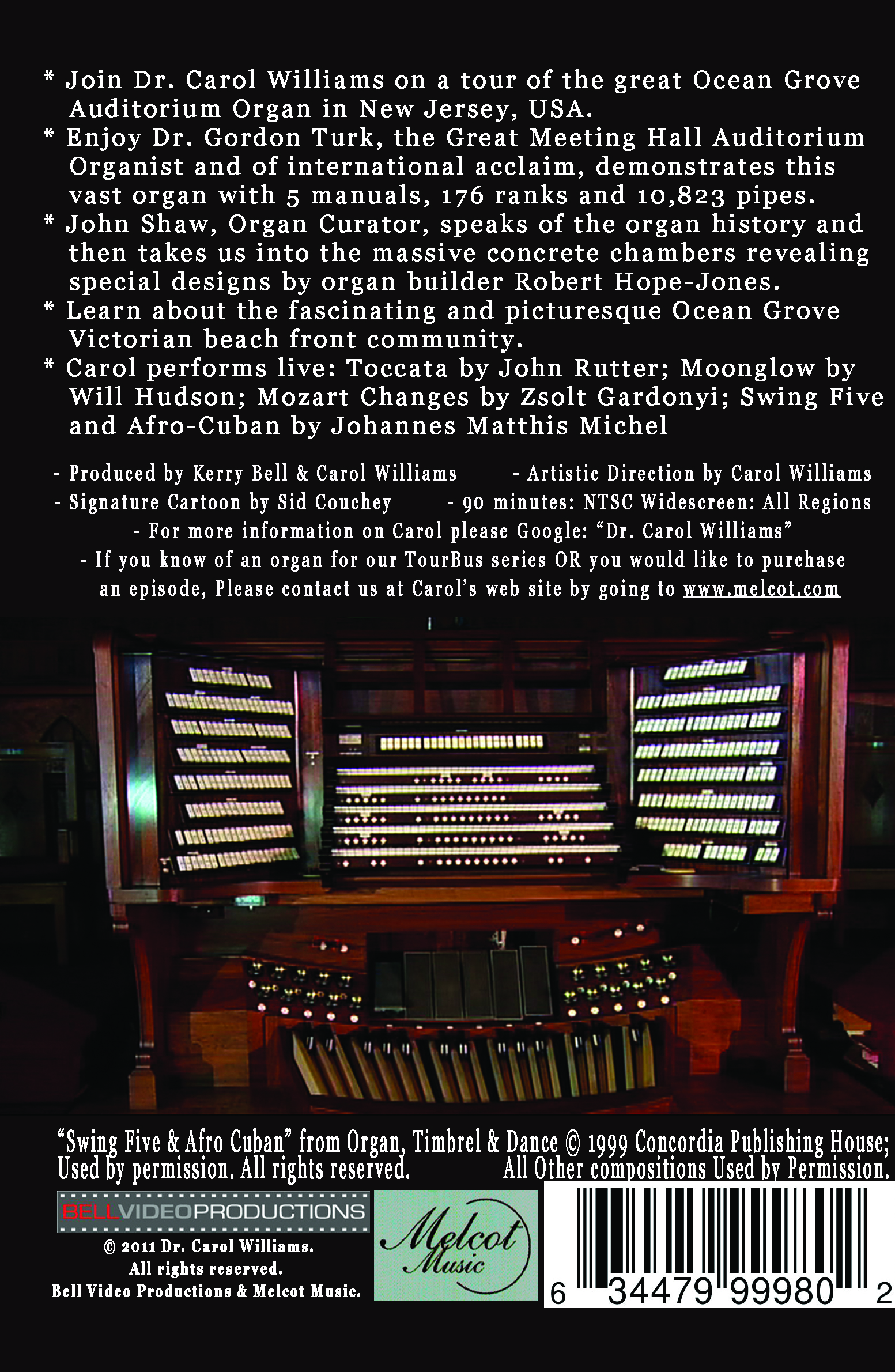 TourBus goes to Ocean Grove back cover